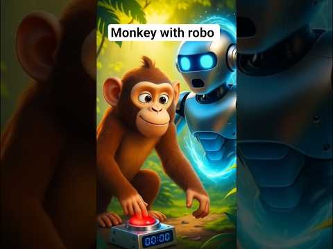 chalak bandar or robot 😅 #shorts #animation #funny #trendingshorts #cutebaby