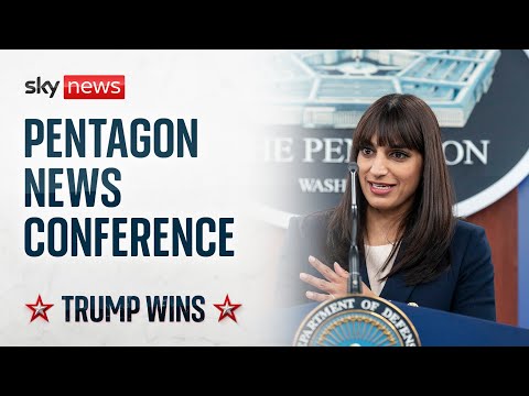 Watch live: Pentagon news conference after Trump's historic US election victory