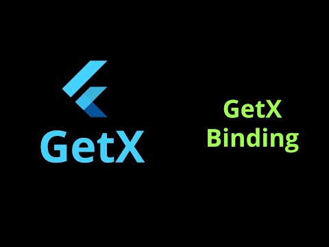 GetX Binding Tutorial 2022 - Flutter 2.5 iOS and Android Mobile App Development Course for Beginners