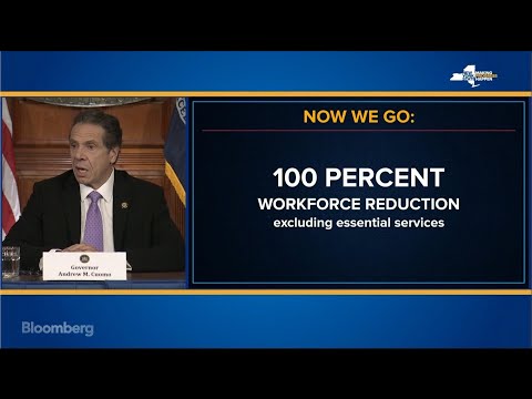 Cuomo Orders 100% of Non-Essential N.Y. Workforce to Stay Home