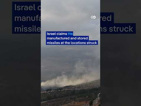 Israel reports hitting Hezbollah missile sites in Lebanon | DW News