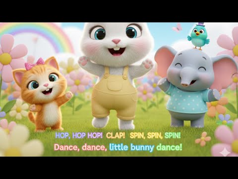 Dance Little Bunny 🐰🎶 | Fun Kids Dance Song | Baby Bunny Groove!