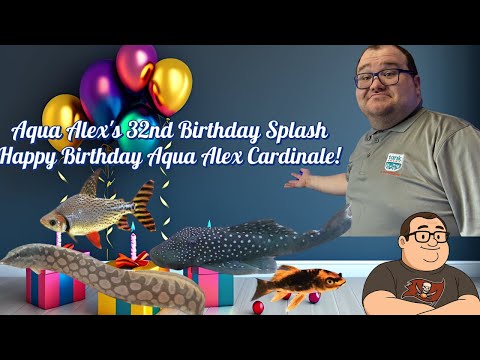 Aqua Alex's 32nd Birthday SPLASH_ Celebrate My Bir 🎉 Aqua Alex's 32nd Birthday Splash! 🎉
Join us on the Aqua Alex Aquarium YouTube channel for a 