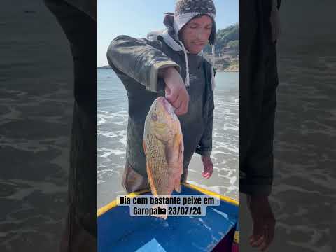 Dia com bastante peixe em Garopaba 23/07/24