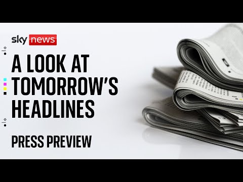 Watch The Sky News Press Preview | Thursday 6 June