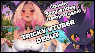 【VTUBER DEBUT STREAM】Meet Tricky the Egyptian Harpy Dragon!  #envtuber