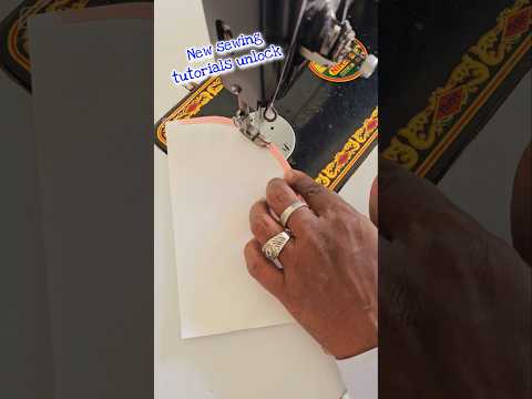 New Sewing tutorial unlock|| best smooth stitching Idea #shorts #sewinghacks