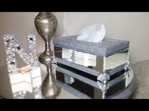 Amazing DIY For Room decor - Mirrored Tissue Box Cover Makeover - UCtdpyjrTVGhEozax_2kZrSQ