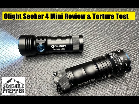 Olight Seeker 4 Mini: 1200 Lumens & UV Review and Torture Test