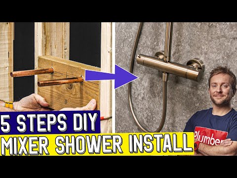 How to fit a mixer shower in 5 STEPS DIY Vitra Aquaheat Bliss
