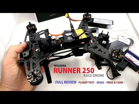 Walkera Runner 250 QuadCopter Race Drone Review - Mods, Flight Video, Pros and Cons - UCVQWy-DTLpRqnuA17WZkjRQ