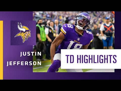 Every Justin Jefferson Touchdown From the 2021 NFL Season | Minnesota Vikings video clip