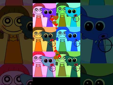 6X🤯💥💥ALL COLOR #sprunki #sprunkiincredibox #funny #incredibox #memes #incrediboxsprunki #shorts