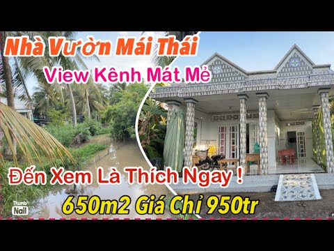 MAP ĐẤT VIỆT - mapdatviet.com Tập 3384 Giá Cực Sốc! chỉ với 950tr có ngay Nhà Vườn Mái Thái 650m2 Chuẩn Đẹp - Đường Oto vivu