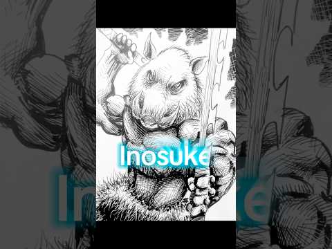 Showing off my art until it reaches you. Inosuke #demonslayer #inosuke #inosukeart #inosukefanart