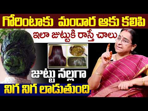 Ramaa Raavi About Grey Hair | Henna apply it to your hairand your hair will turn black and shiny