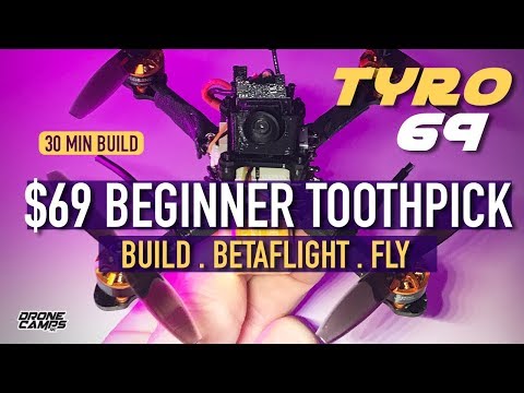 $69 Beginner Toothpick - EACHINE TYRO69 - BUILD. BETAFLIGHT. FLY. - REVIEW - UCwojJxGQ0SNeVV09mKlnonA