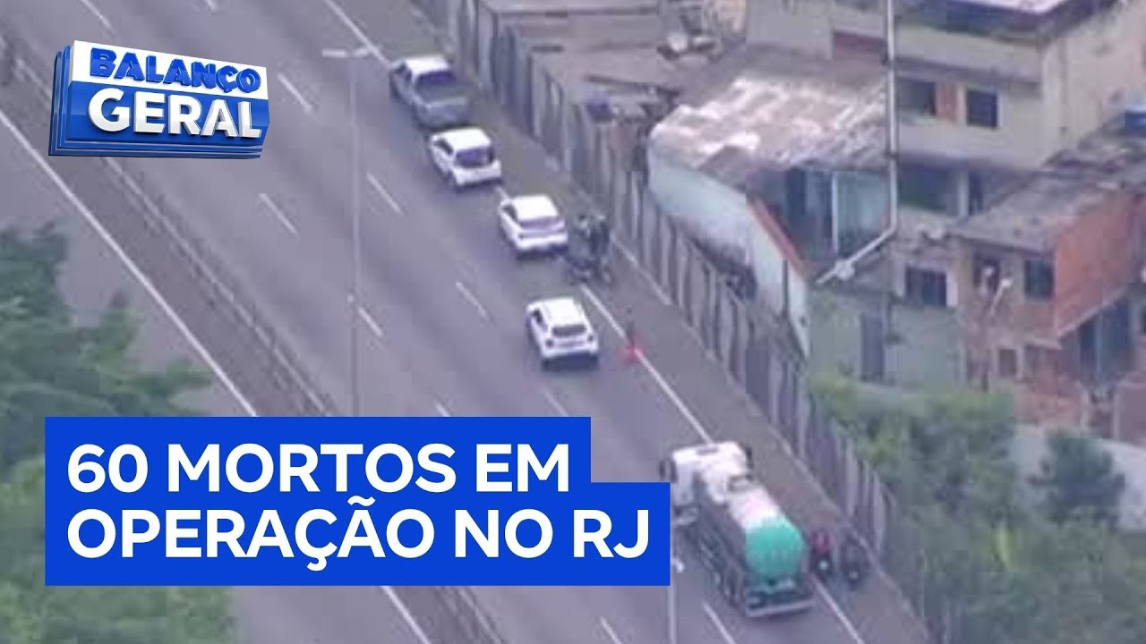 Polícia confirma 60 mortos em operação no Rio de Janeiro  TV Online Polícia confirma 60 mortos em operação no Rio de Janeiro