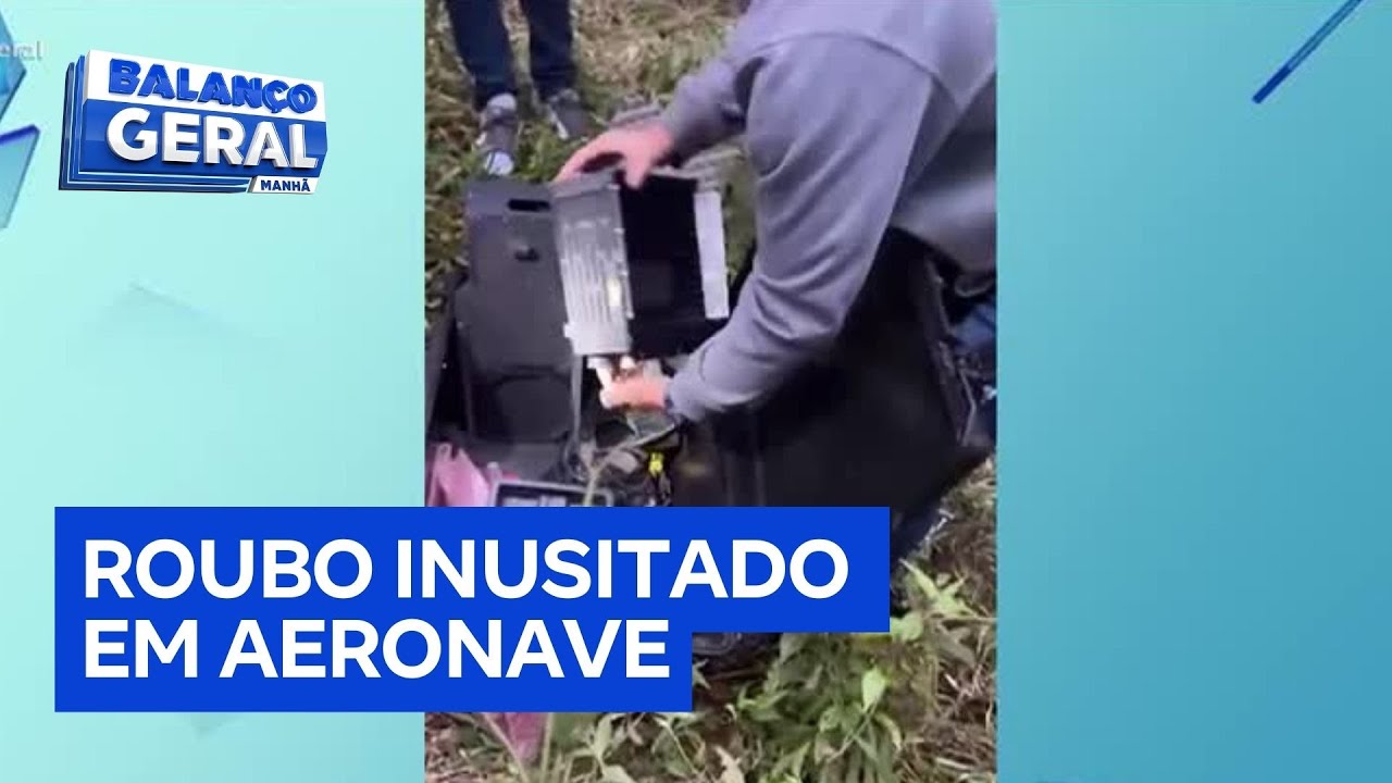 Ladrões roubam computador de bordo de avião mas não sabem como funciona o equipamento