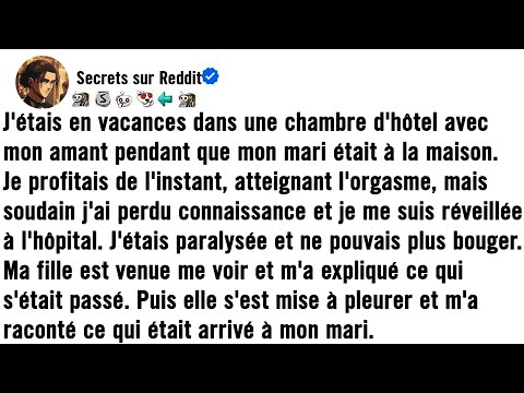 J'étais en vacances dans une chambre d'hôtel avec mon amant pendant que mon mari était à la maison.
