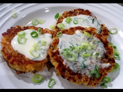 Salmon Cakes Recipe with Lemon Dill Sauce