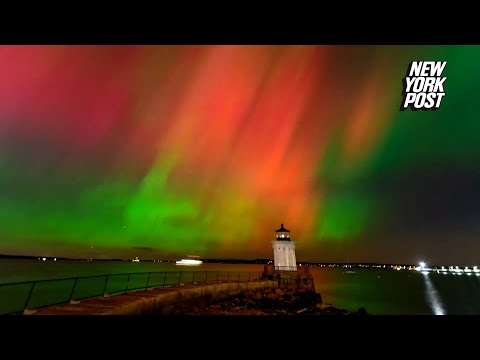 Image: WATCH -  Northern lights make extremely rare appearance over New England on October 10, 2024 (U)