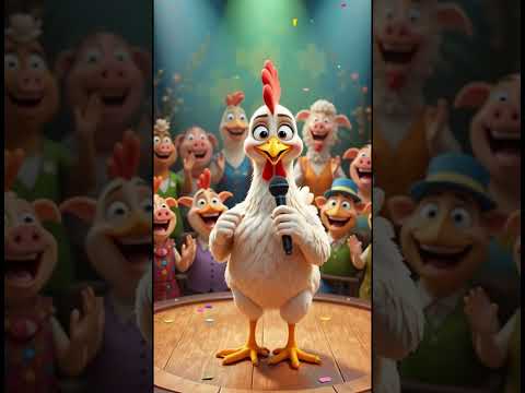 My Chicken Critiques Viral Dance Trends #youtubeshorts #cartoon #animation# #funny#chicken  #ai