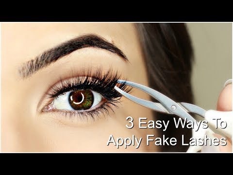 How To Apply False Eyelashes For Beginners | 3 EASY WAYS! - UC-1-zPmT368J8JRbsK_1keA