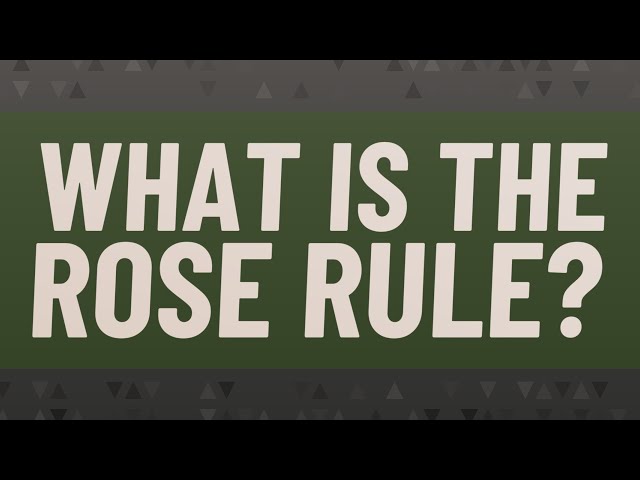 What Is the Rose Rule in the NBA?