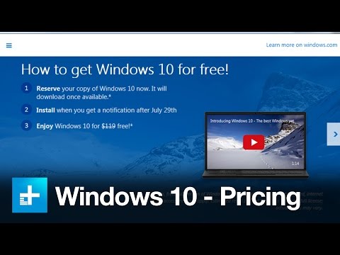 Windows 10 Pricing Details - UC8wXC0ZCfGt3HaVLy_fdTQw