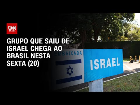 ​Mais um grupo que saiu de Israel chega ao Brasil nesta sexta (20) | CNN NOVO DIA
