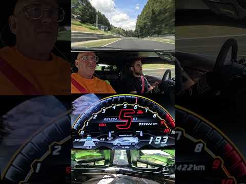 BRUTAL Acceleration! V12 Lamborghini Aventator SVJ // Nürburgring