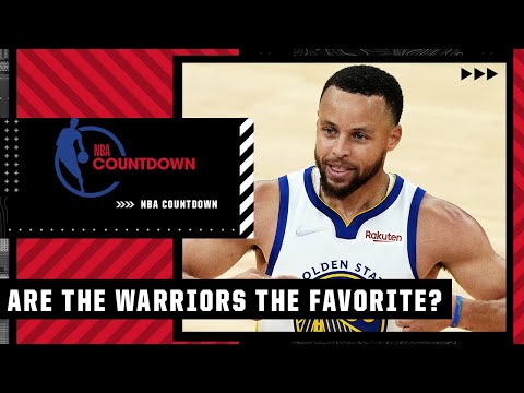 The Warriors ARE NOT the clear-cut favorite! - Jalen Rose | NBA Countdown video clip