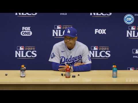 NLCS 2026: Dave Roberts upset with at-bats, defends bullpen decisions after Game 2 loss to Brewers