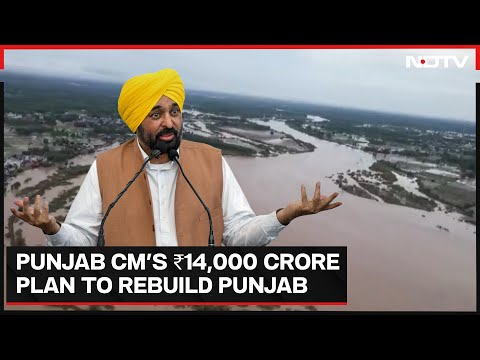 Punjab Floods News | Punjab CM Bhagwant Mann's ₹14,000 Cr Rebuild Plan After Devastating Floods
