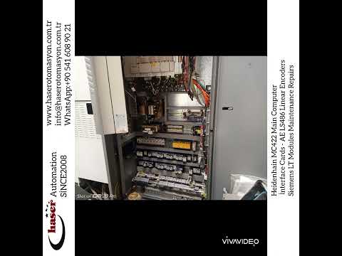Heidenhain MC422 ana bilgisayar, arabirim kartları, AE LS486 linear kodlayıcılar, Siemens LT modül