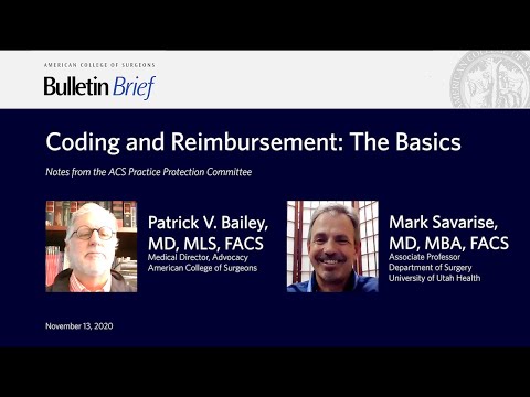 Coding and Reimbursement: The Basics