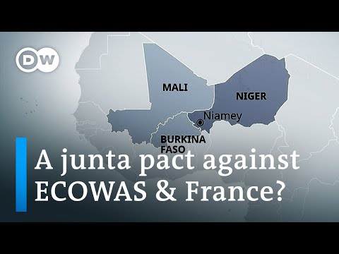 Junta leaders in Niger, Mali, Burkina Faso form military alliance | DW News