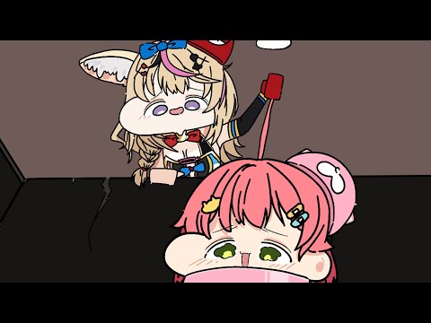 【手描き】みこ虐【さくらみこ/尾丸ポルカ/星街すいせい/ホロライブ切り抜き】