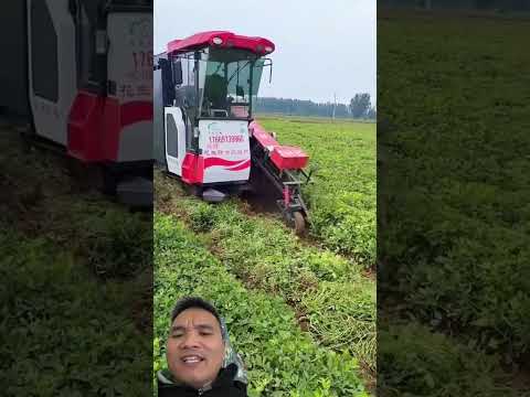 Máy Thu Hoạch Lạc Liên Hoàn #farming