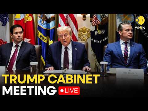 US-Iran War LIVE: Donald Trump Participates In A Cabinet Meeting Amid West Asia War | WION Live
