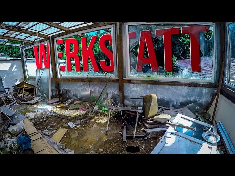 Alte Werkstatt mit verlassener Wohnung 😱 Hier wurde hart gearbeitet!