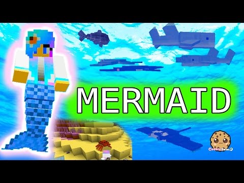 I'm A Mermaid - Cookieswirlc Minecraft Game Let's Play Swimming Underwater Oceancraft Gaming Video - UCelMeixAOTs2OQAAi9wU8-g