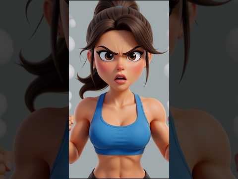 Girl Ties Ice to Beat the Heat, but Her HOT Body Melts It! 🔥🧊 #viralshorts  #cartoon  #youtubeshorts