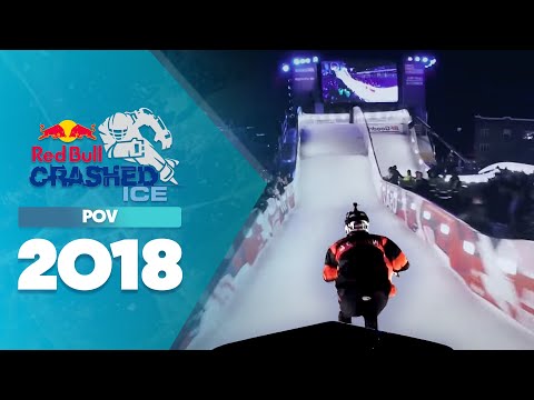 (POV) On the run on the ice. | Red Bull Crashed Ice 2018 Saint Paul, Minnesota - UCblfuW_4rakIf2h6aqANefA