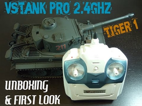 Tiger 1 RC VSTank Pro 2.4ghz Unboxing & First Look - UC1JRbSw-V1TgKF6JPovFfpA