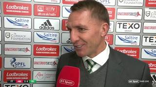 “It was a good dive...” Brendan Rodgers reacts to a controversial penalty | Aberdeen 3-4 Celtic