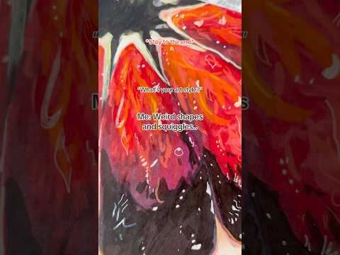 When someone asks what’s my art style. #art #artstyle #relatable #funny #artist #drawing