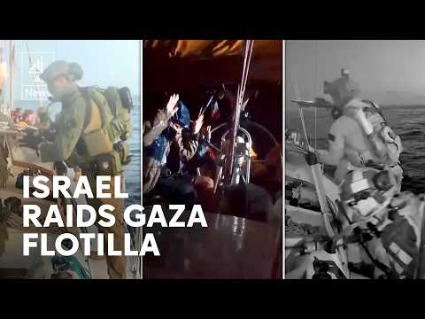 Israel arrests 400 in Gaza-bound aid flotilla