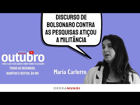MARIA CARLOTTO: DISCURSO DE BOLSONARO CONTRA AS PESQUISAS - CORTES OUTUBRO